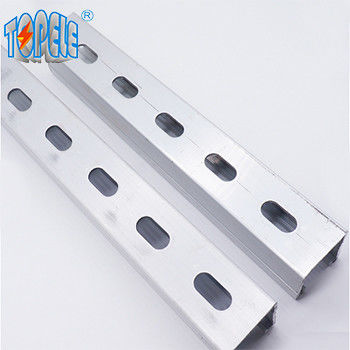 فولاد گالوانیزه سوراخ شده 41x41 Unistrut Slotted Channel