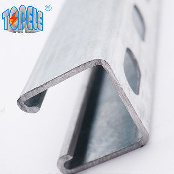 فولاد گالوانیزه سوراخ شده 41x41 Unistrut Slotted Channel