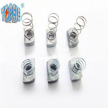 فولاد گالوانیزه شده M6 Long Spring Channel Nut