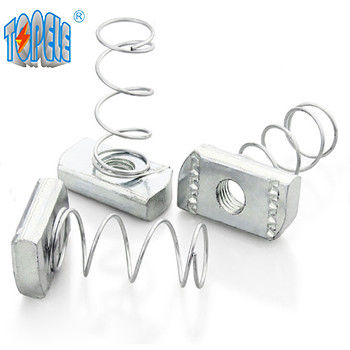 فولاد گالوانیزه شده M6 Long Spring Channel Nut