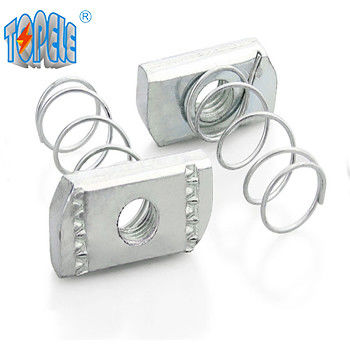 فولاد گالوانیزه شده M6 Long Spring Channel Nut