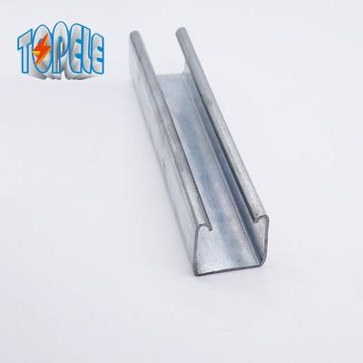 پروفیل گالوانیزه گرم فروخته شده Unistrut Channel C 41 * 41 / 41 * 21