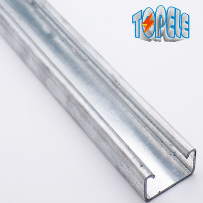 پروفیل گالوانیزه گرم فروخته شده Unistrut Channel C 41 * 41 / 41 * 21