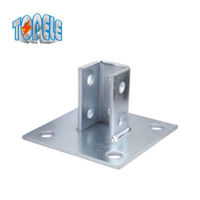 4 سوراخ واحد کانال پست پایه 13/32 &quot;پلاک Unistrut