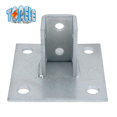 4 سوراخ واحد کانال پست پایه 13/32 &quot;پلاک Unistrut
