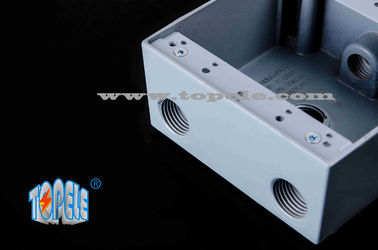 جعبه های اتصال ضد آب و هوا آلومینیومی خارجی، جعبه های سوئیچ الکتریکی دو دسته