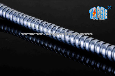 فولاد گالوانیزه الکتریکی PVC لوله انعطاف پذیر و لوازم جانبی خاکستری