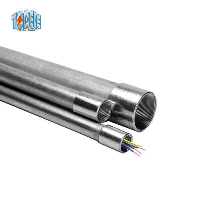 لوله الکتریکی BS4568 گالوانیزه شده گرم DIP با کاپلر