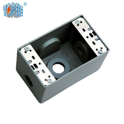 UL فهرست شده 4x2 جعبه های ضد آب و هوا آلومینیوم یک / دو گینگ