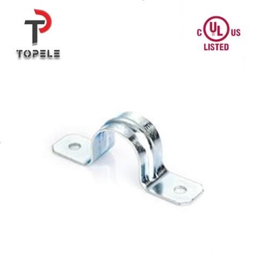 UL استاندارد 1/2 &quot; - 4 &quot; پیش گالوانیزه دو سوراخ بند برای EMT لوله