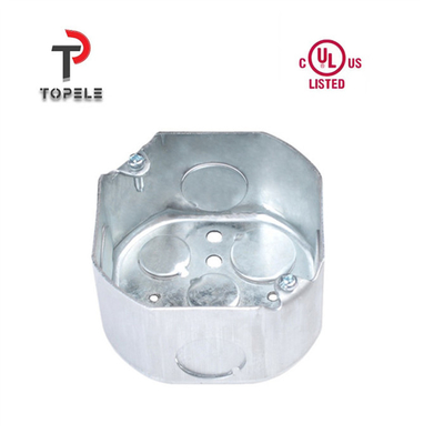 جعبه هشتم گوشه ای لوله های الکتریکی TOPELE 54151 / 54161 / 54171 فولاد گالوانیزه