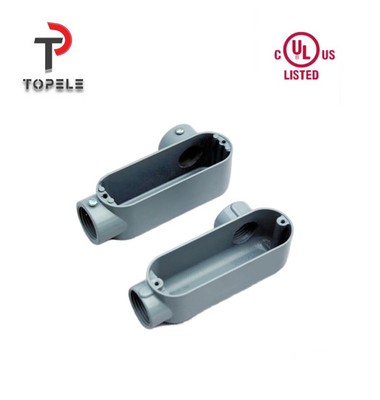 1/2" UL لیست بدن لوله سخت LL / LR / LB / C / T نوع آلومینیوم نوع NTP