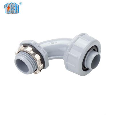 مایع تنگ Nm 90 درجه پی وی سی کانکتور لوله IP 68