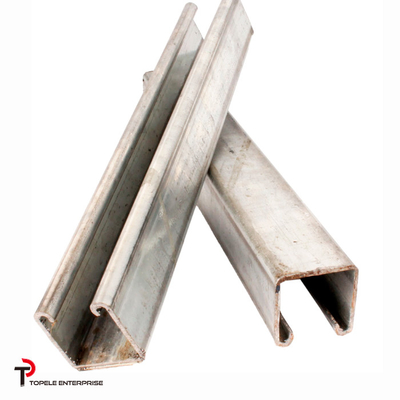 41*41mm Unistrut Channel Strut C پروفایل / کانال پشتیبانی شکاف دار
