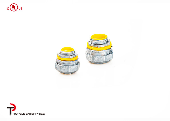 1/2" - 4" زنک مایع اتصال مستقیم محکم با گاسکت زرد / آبی