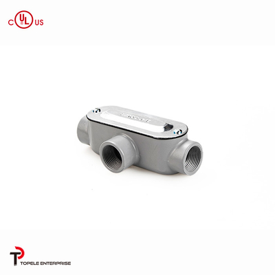 داخل / خارج از نوع T 4 اینچ بدن لوله سخت آلومینیوم رشته دار